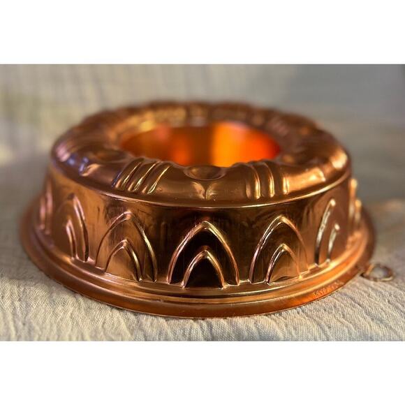 Vintage copper Jell-O mold - Picture 4 of 4